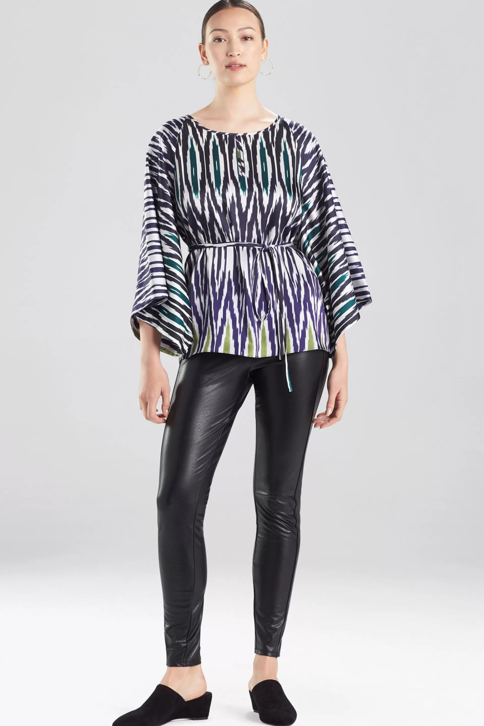 Natori Tops, Shirts & Tunics<Shirin-Ombre Satin Butterfly Blouse Multi