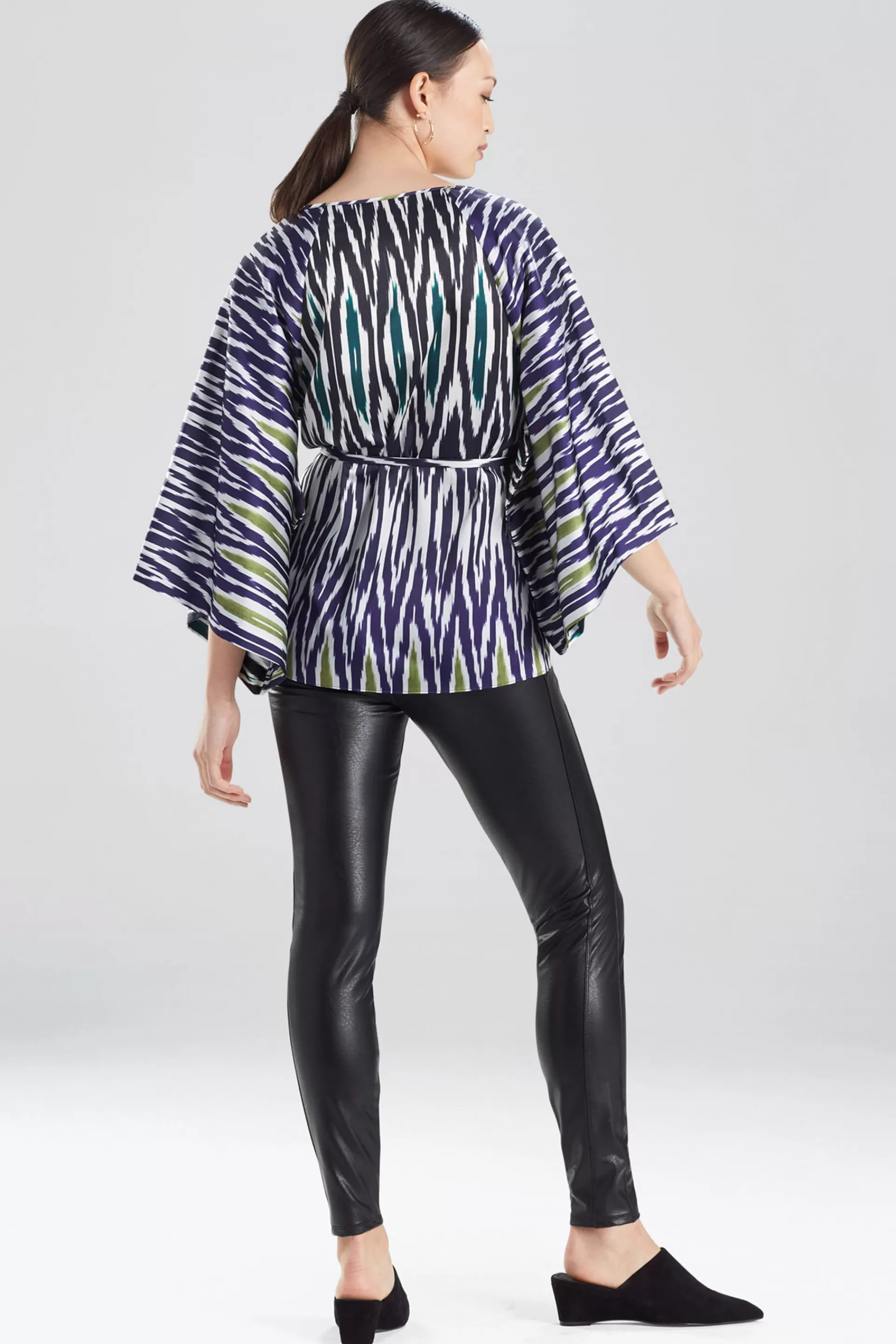 Natori Tops, Shirts & Tunics<Shirin-Ombre Satin Butterfly Blouse Multi