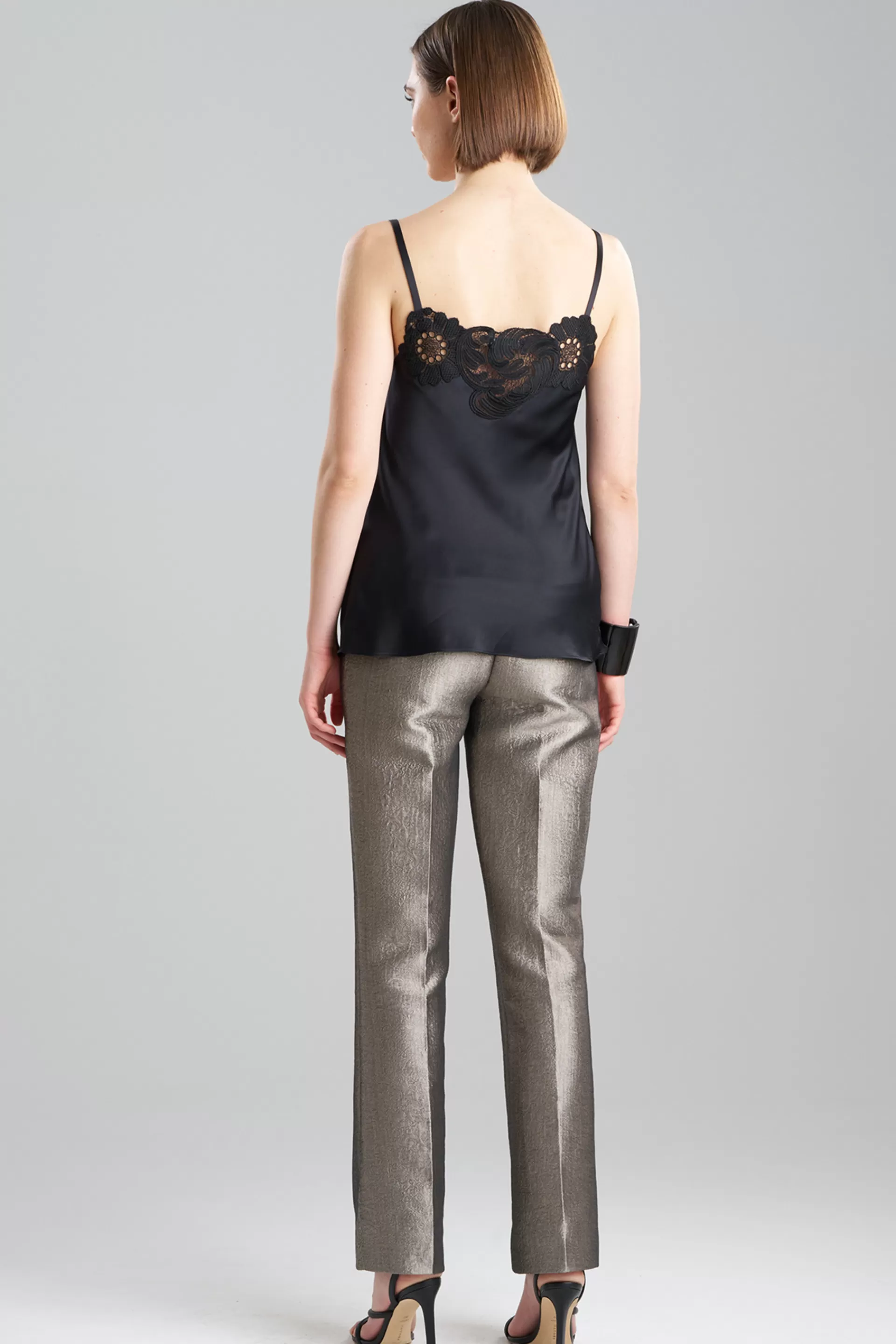 Natori Bustiers & Camis<Silk Charmeuse Lace Cami