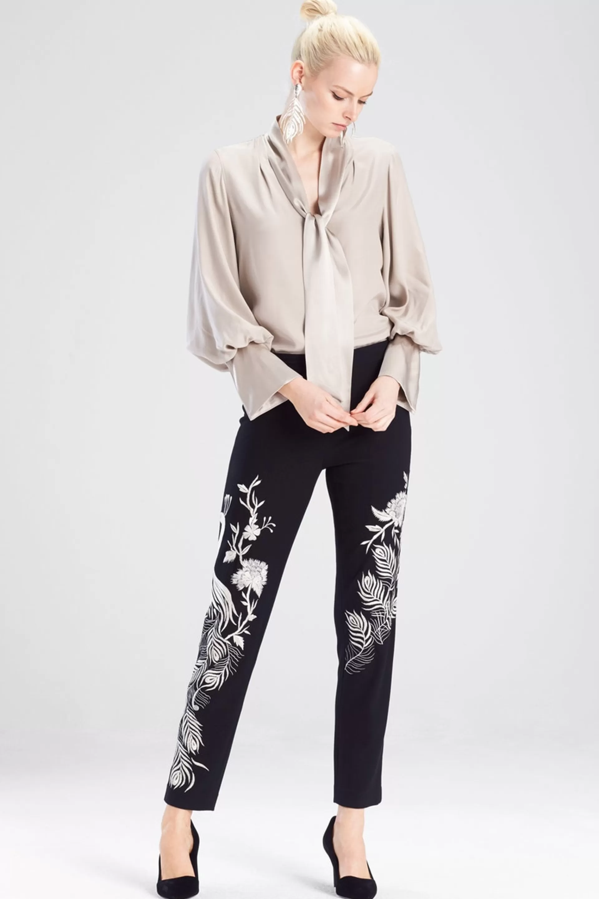 Natori Tops, Shirts & Tunics<Silk Charmeuse Top Parchment