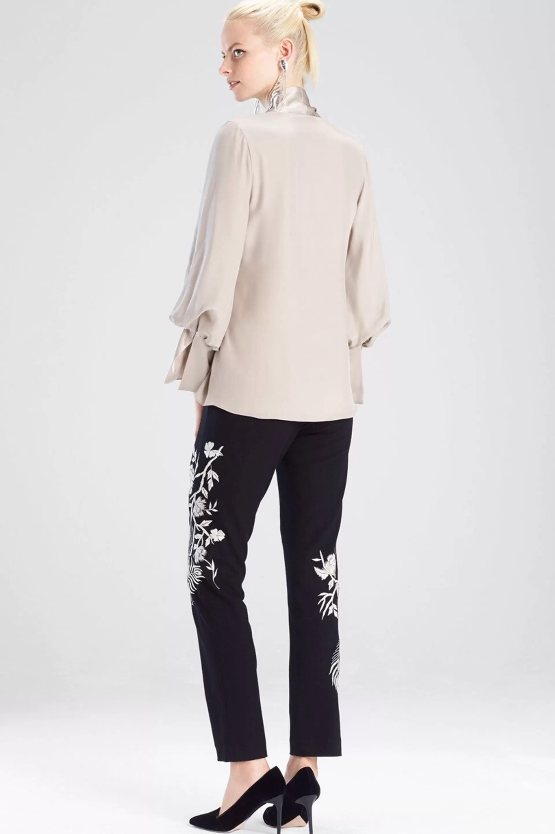 Natori Tops, Shirts & Tunics<Silk Charmeuse Top Parchment