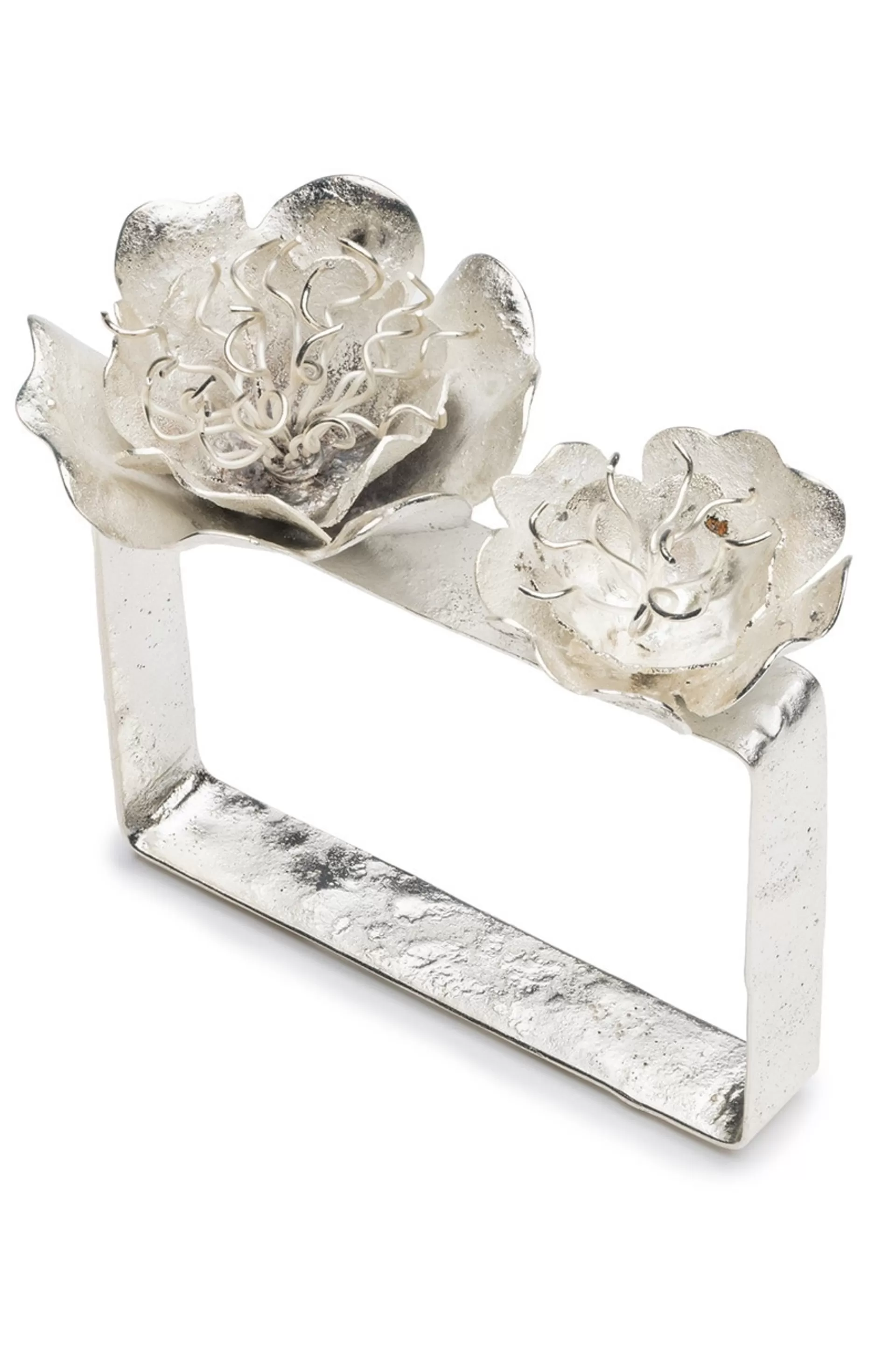 Natori Bracelets<Silver Plated Brass Peony Bracelet