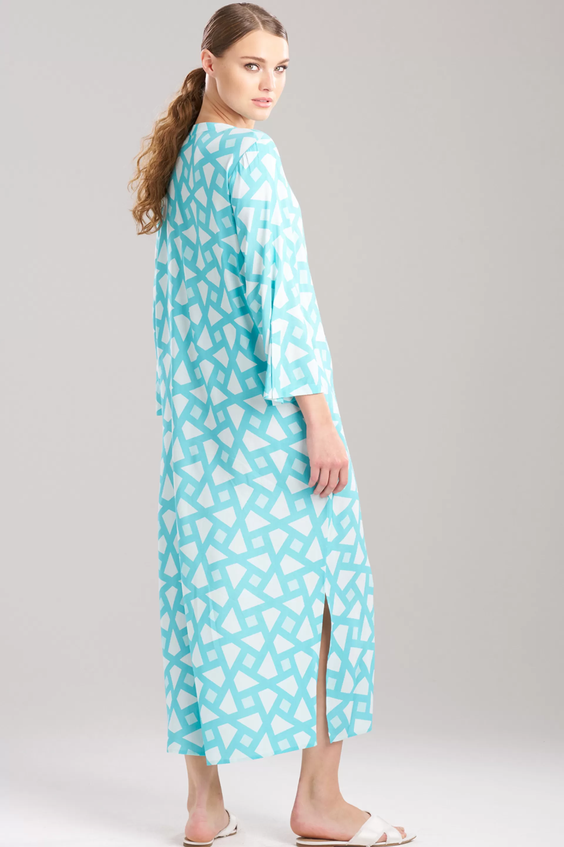 Natori Caftans | Plus Sizes<Soho Geo Challis Caftan