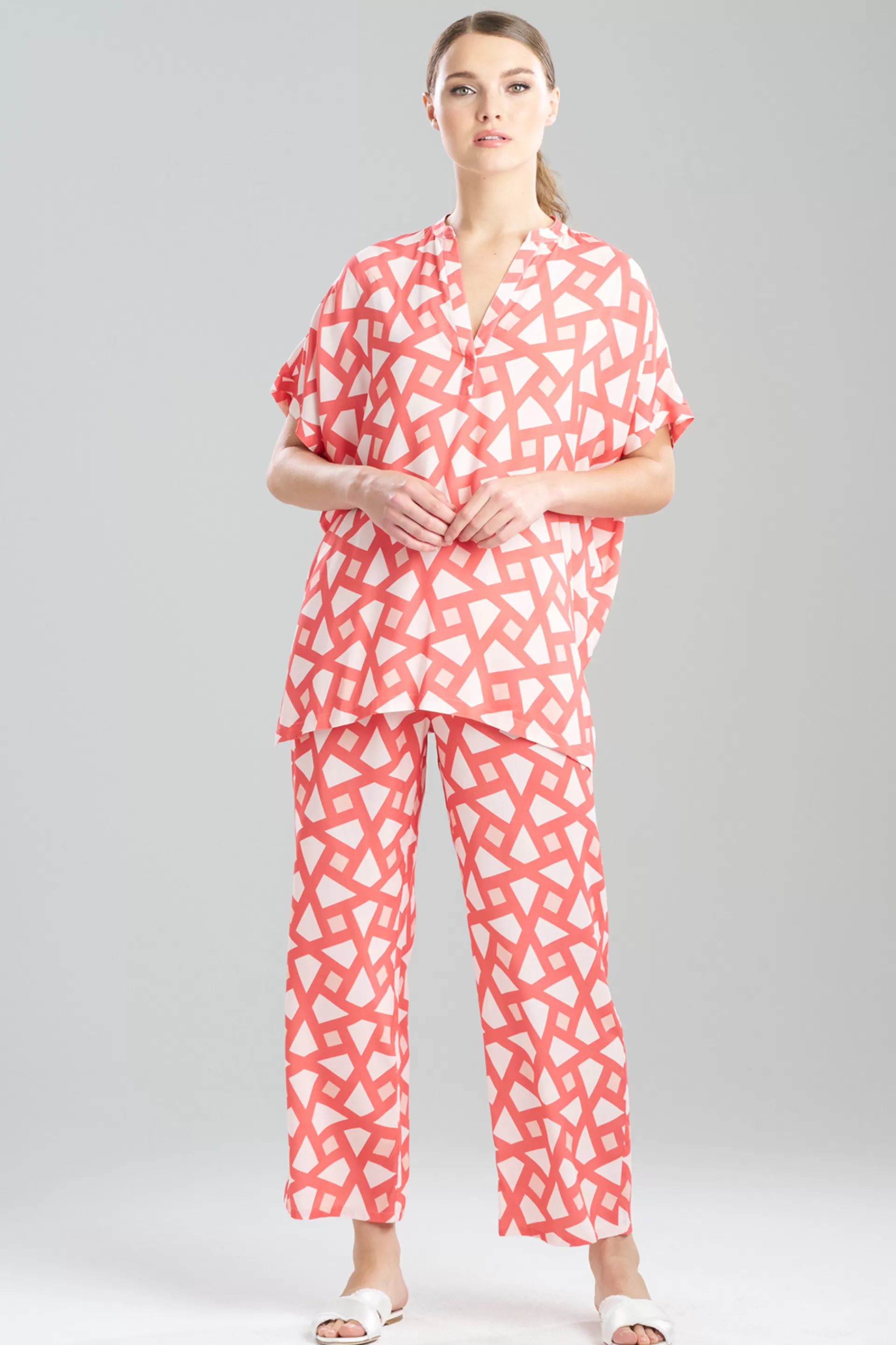 Natori Pajama Sets<Soho Geo Challis PJ