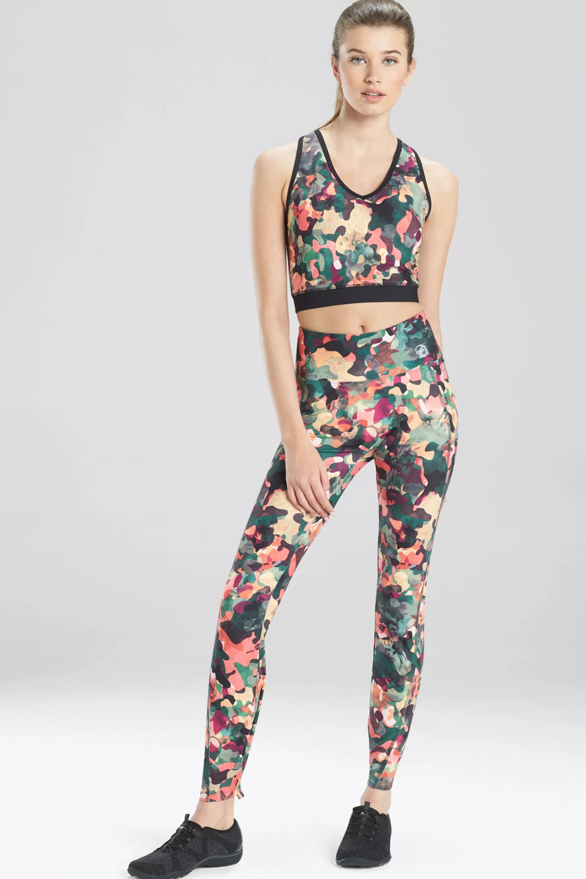 Natori Tops | Athleisure<Solstice V-Cropped Top