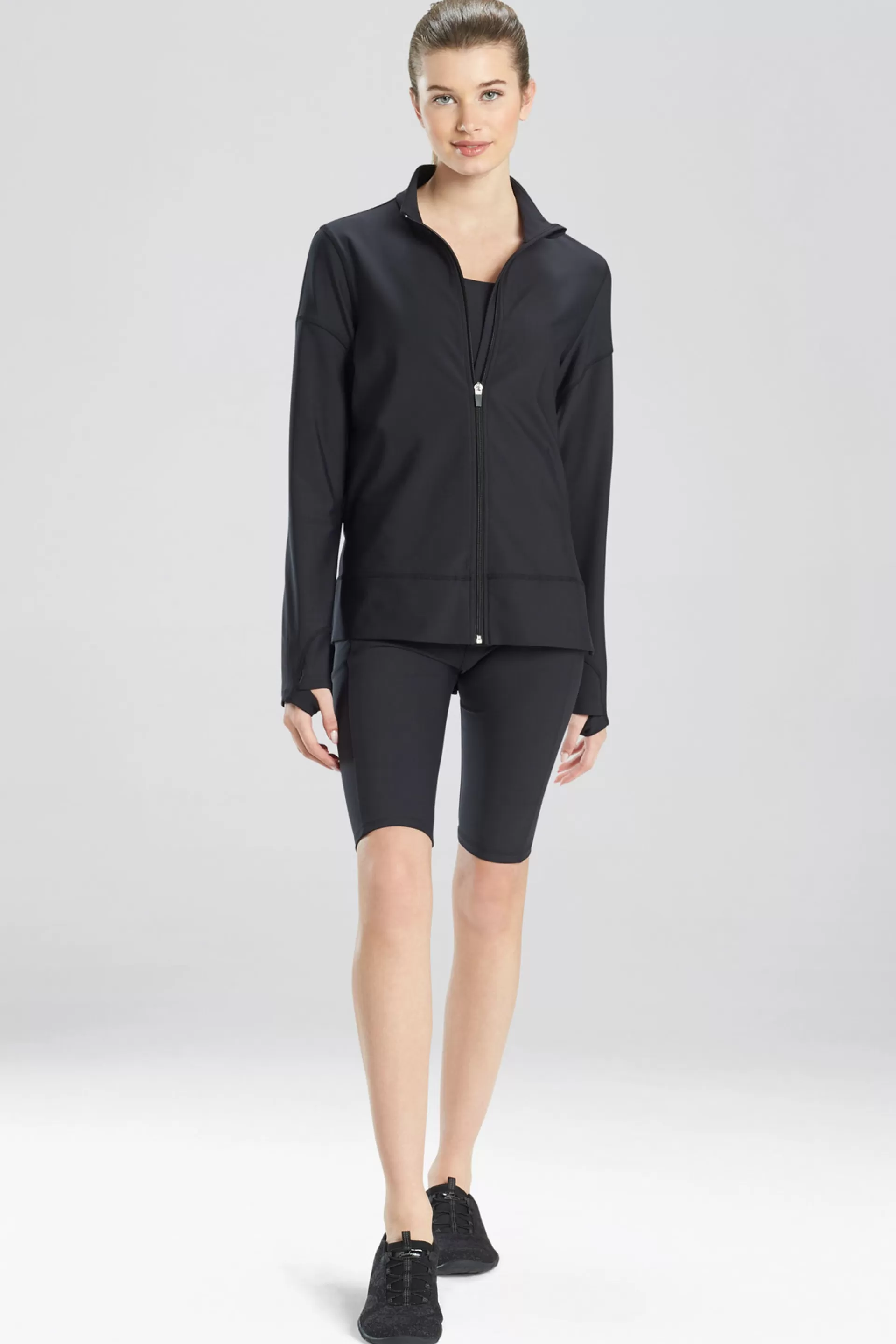 Natori Jackets & Hoodies | Athleisure<Solstice Zip Jacket Black