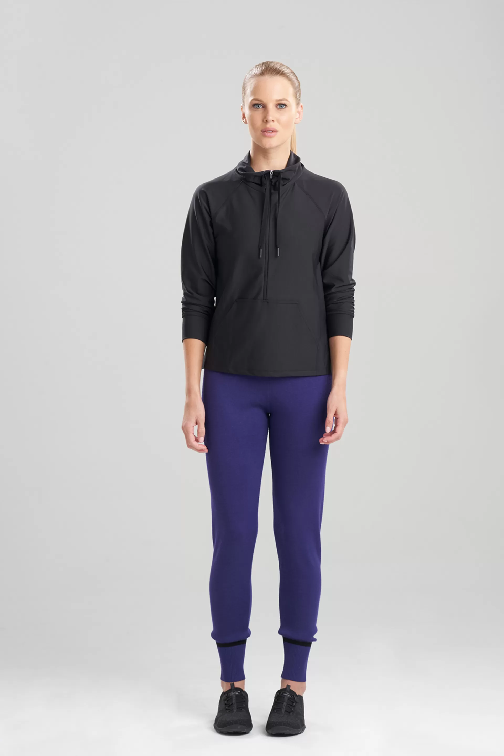 Natori Tops | Athleisure<Solstice Zip Pop Over Top