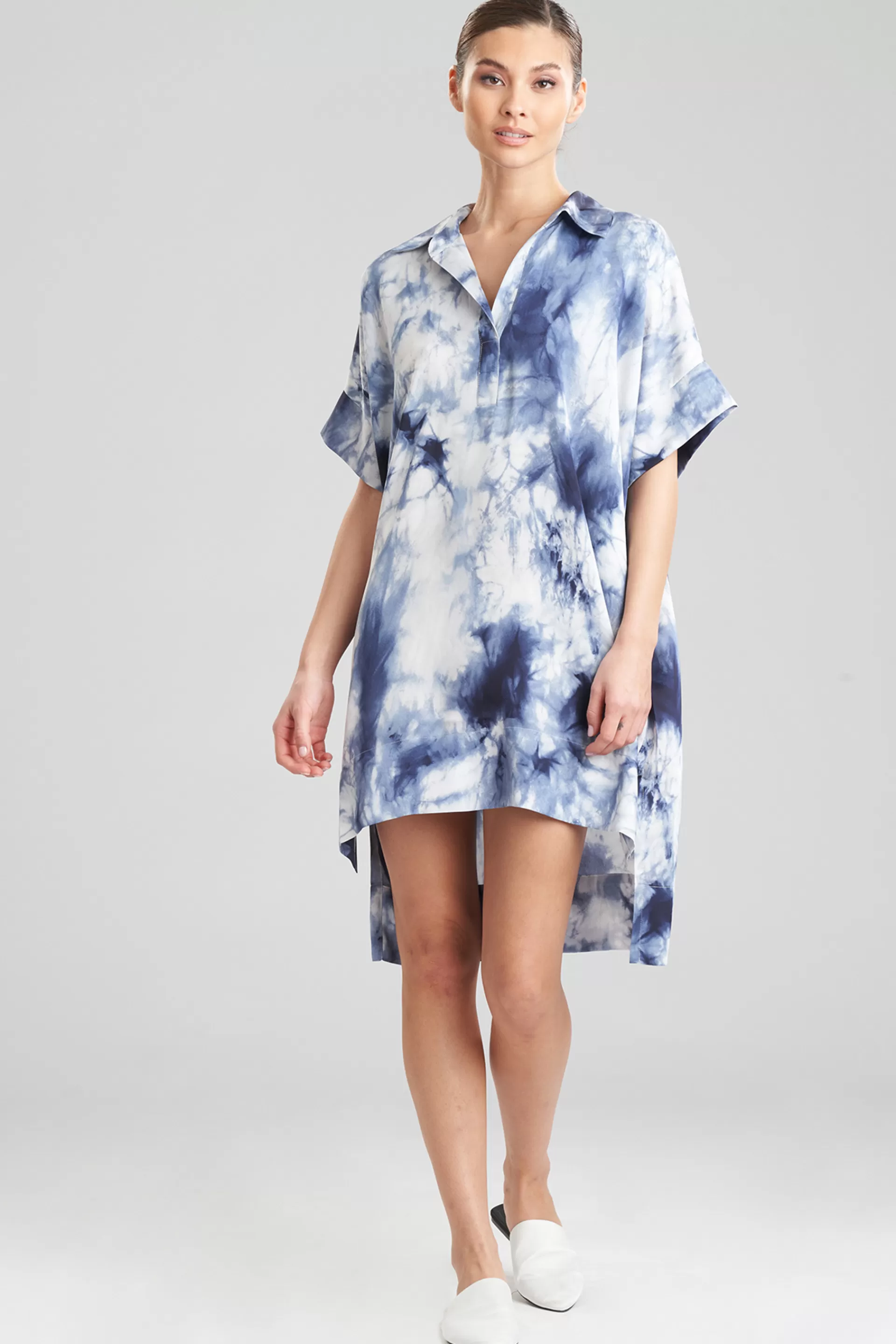 Natori Caftans | Caftan Dresses<Sora Short Caftan Indigo