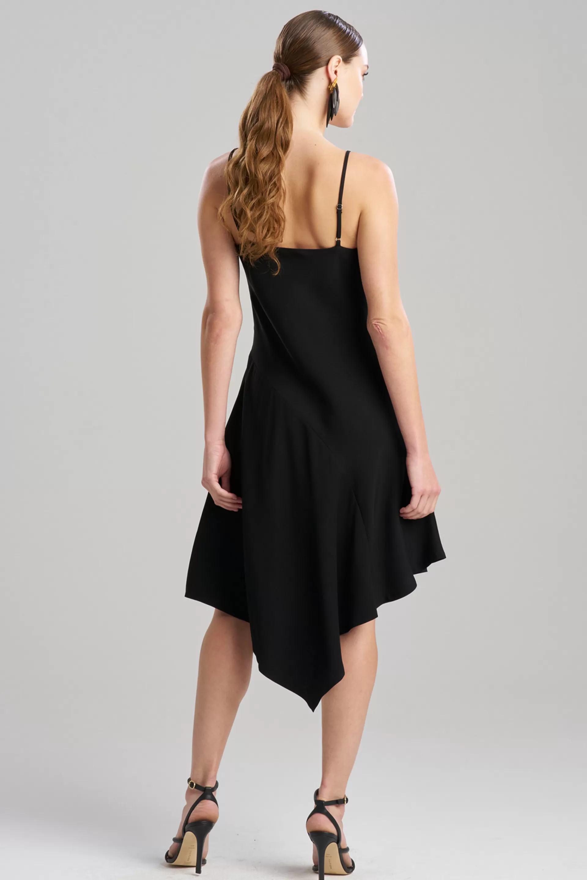 Natori Dresses | Wedding Guest Dresses<Stretch Crepe Asymmetric Dress