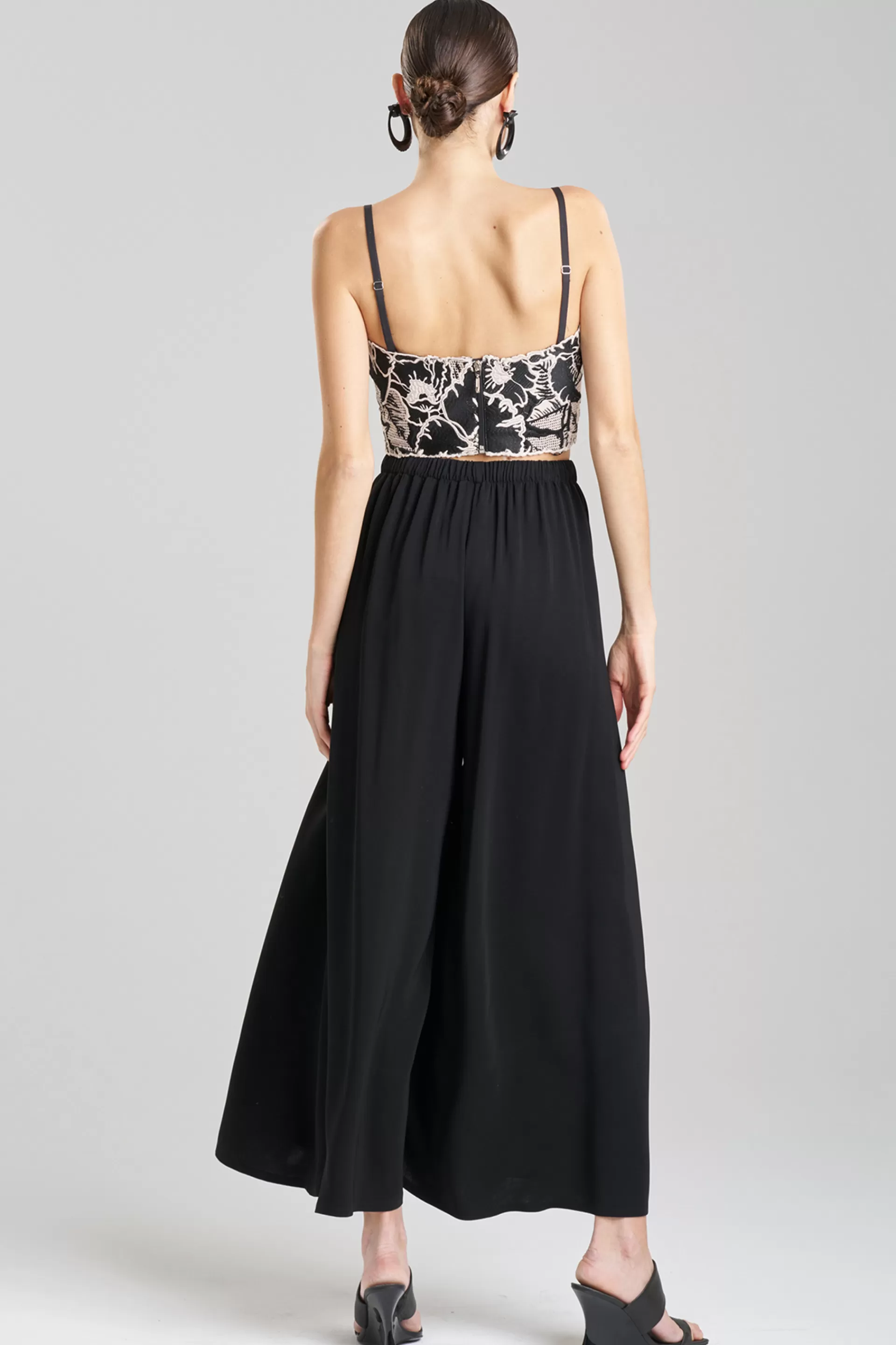 Natori Pants, Skirts & Shorts<Stretch Crepe Palazzo Pants Black