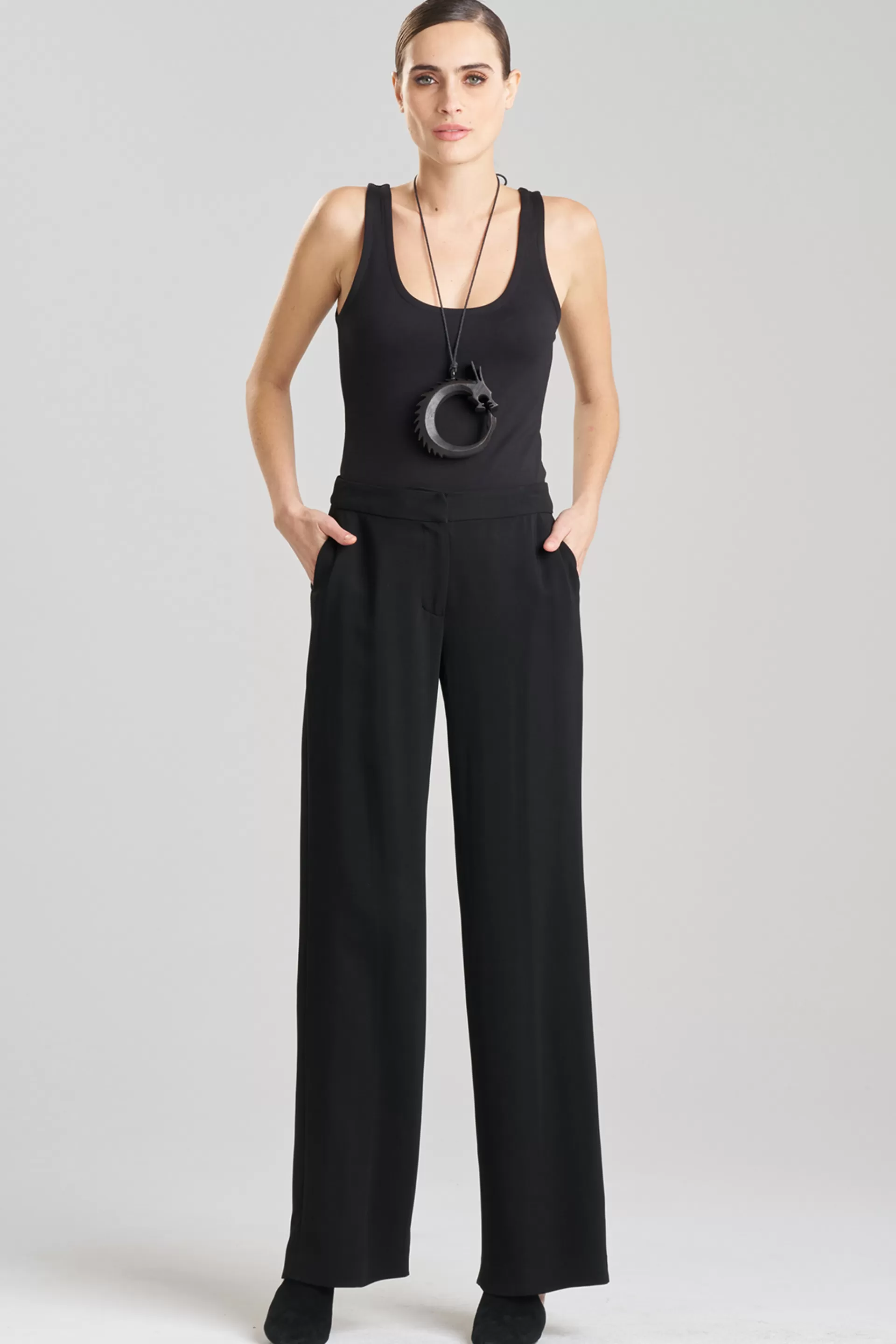 Natori Essentials | Pants, Skirts & Shorts<Stretch Crepe Straight Leg Pants