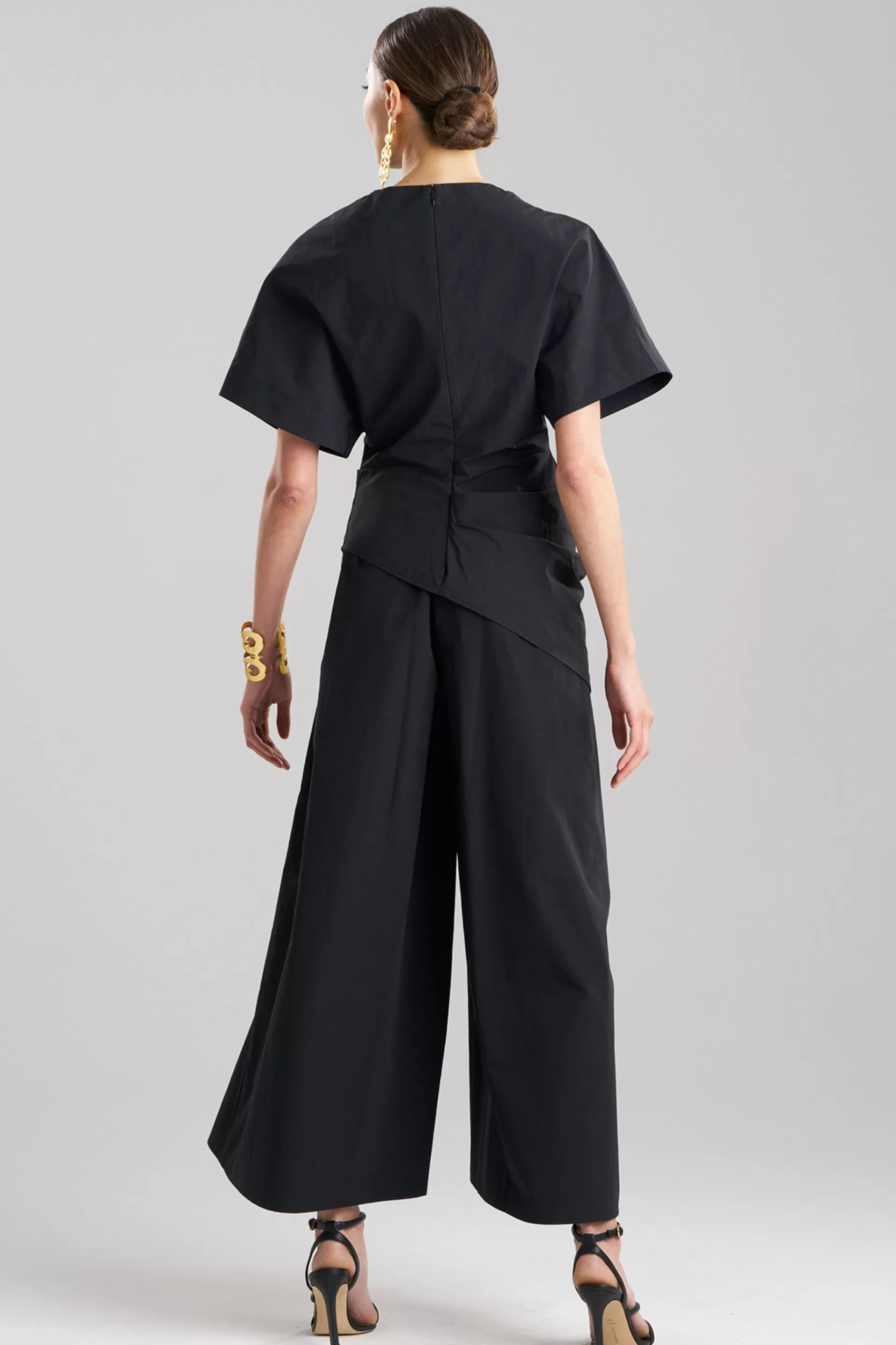 Natori Tops, Shirts & Tunics<Taffeta Draped Top Black