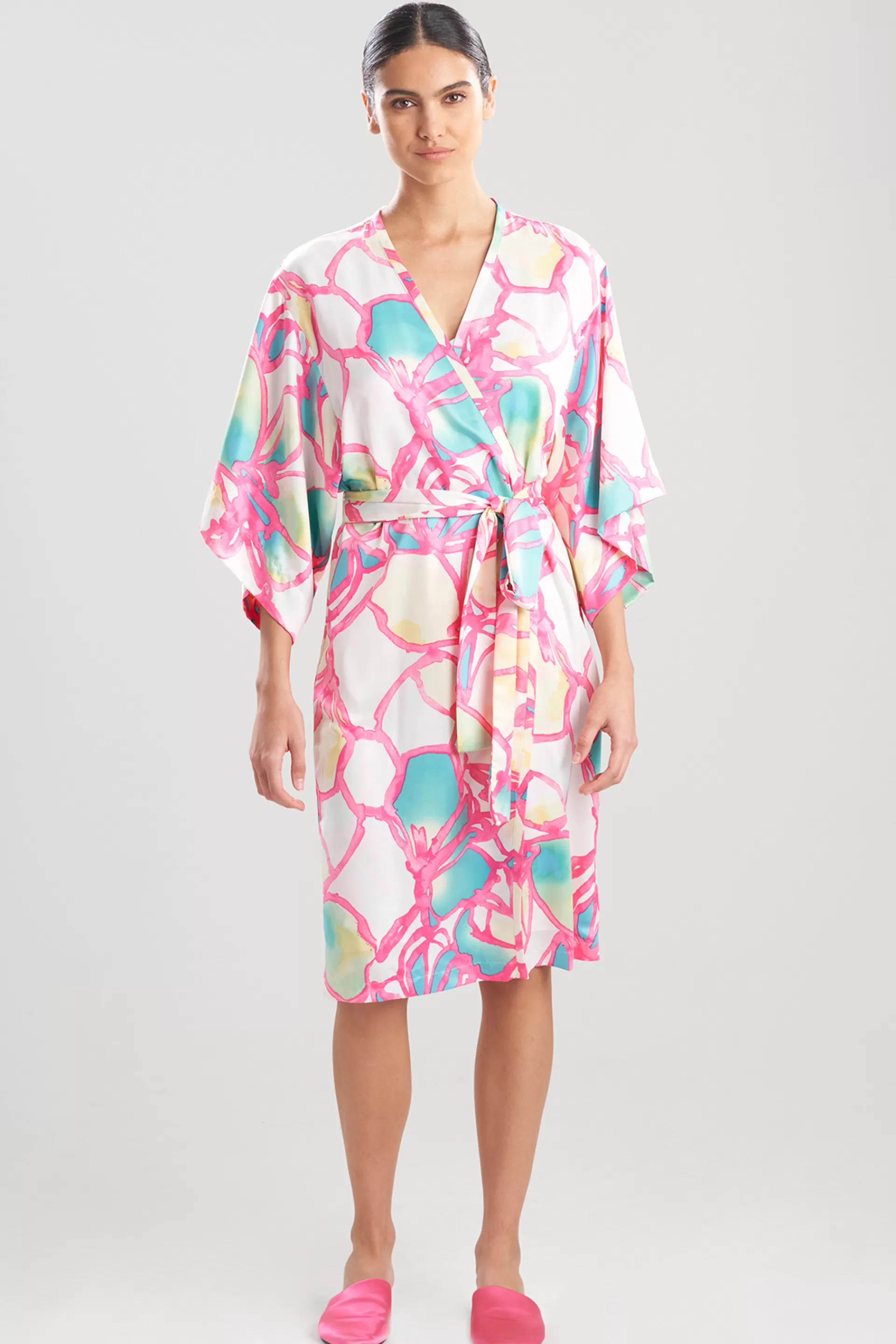 Natori Robes & Kimonos<Taisho Robe White Multi