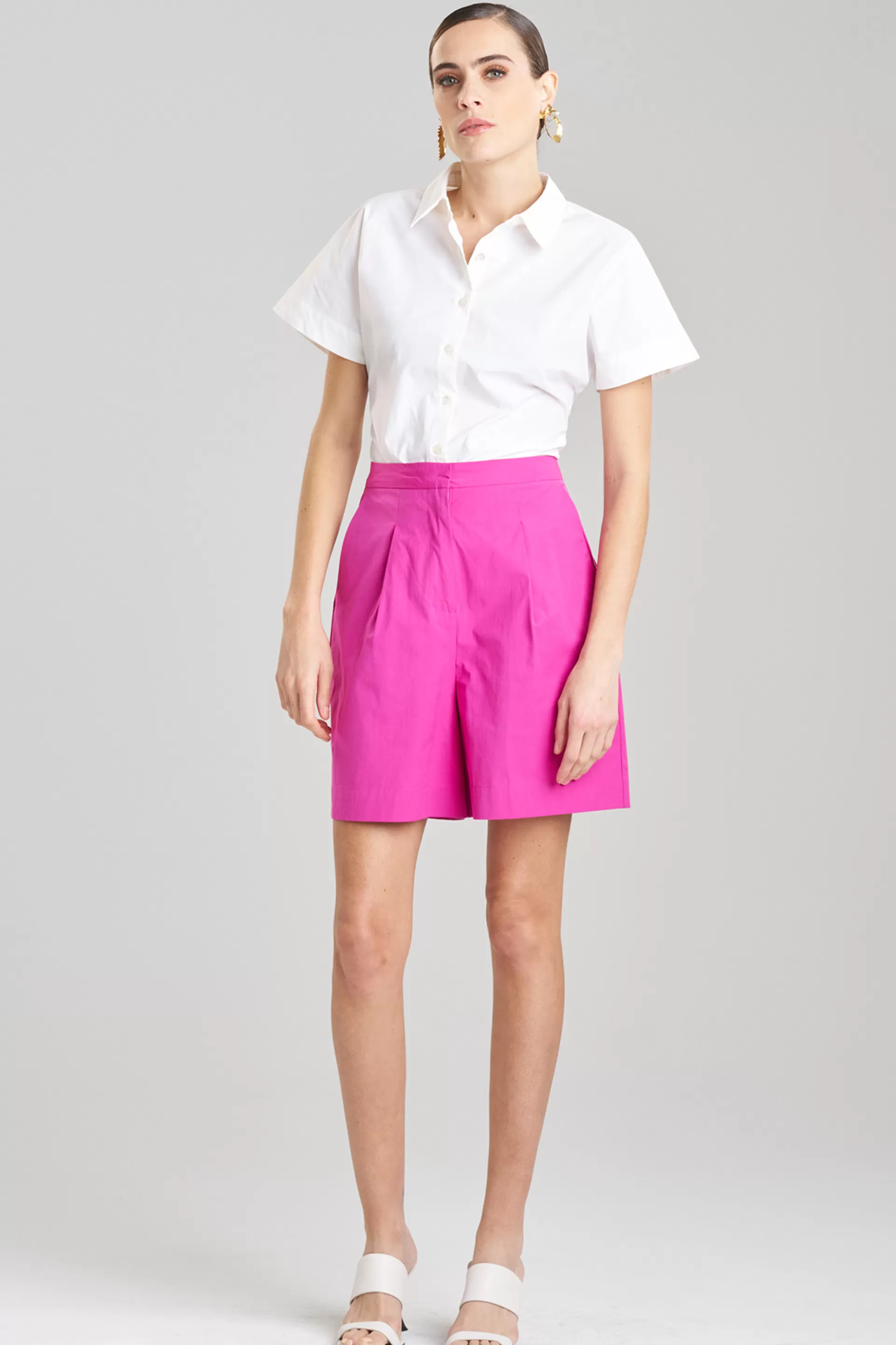 Natori Pants, Skirts & Shorts<Tech Cotton Taffeta Shorts