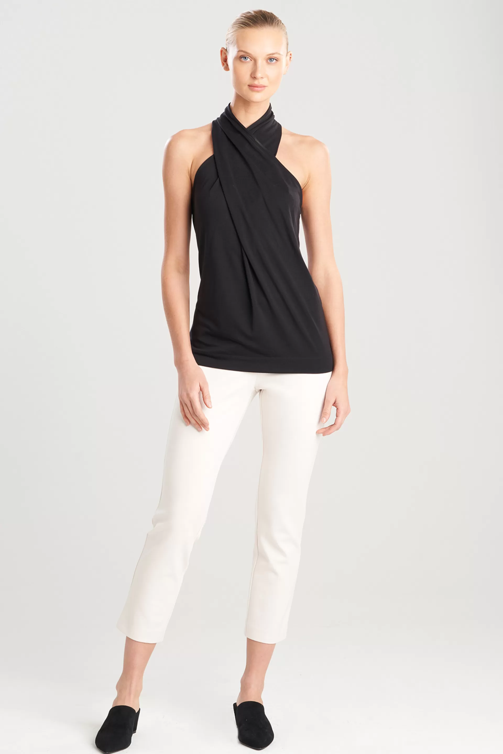 Natori Tops, Shirts & Tunics<TENCEL™ Jersey Crossover Halter Tank