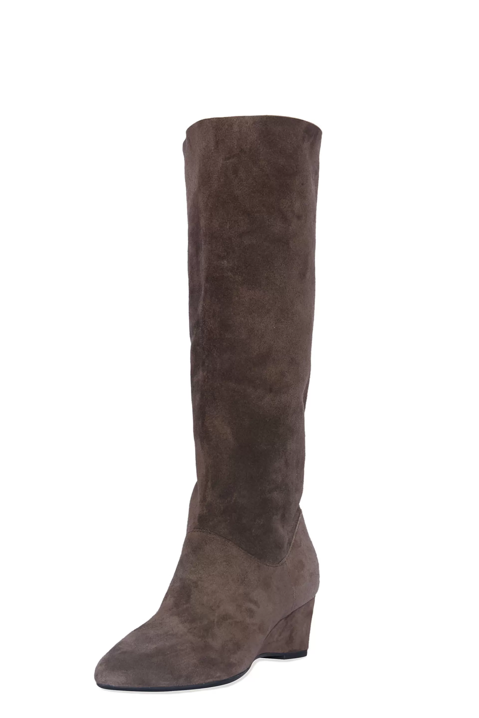 Natori Boots<Thrill Suede Contour Wedge Tall Slouch Boot