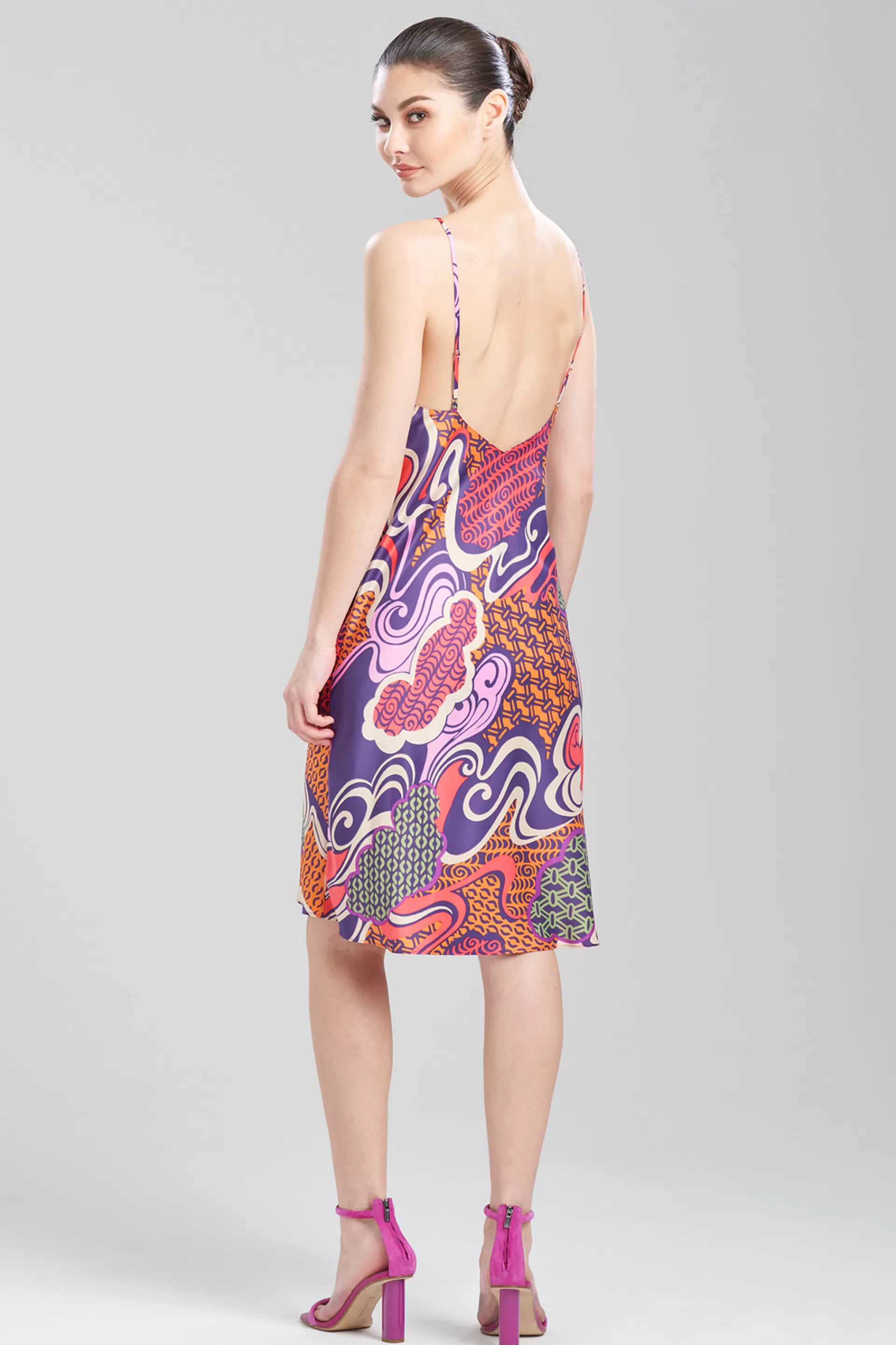 Natori Dresses<Uzu Slip Purple Multi