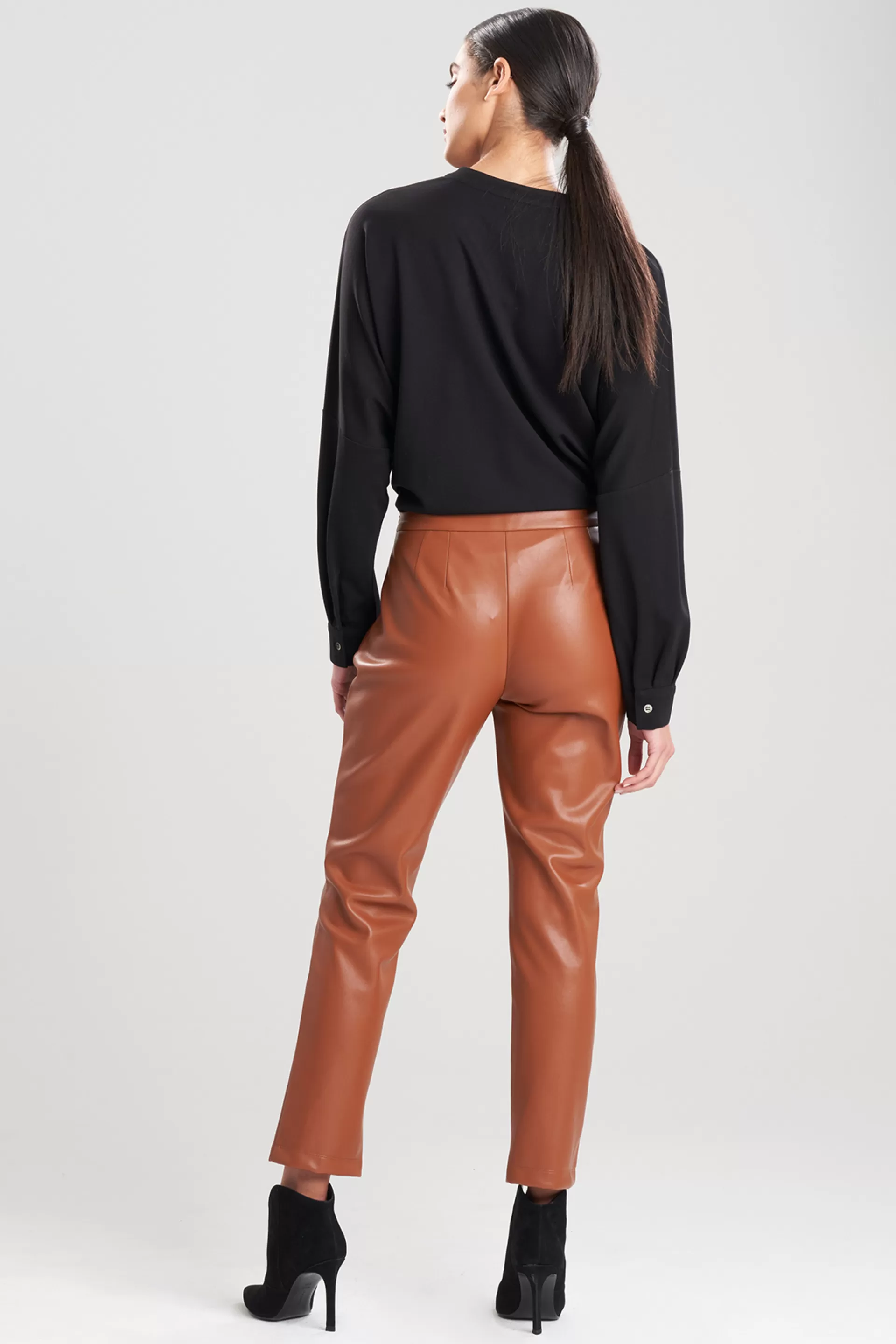 Natori Pants, Skirts & Shorts<Vegan Luxe Lambskin Ankle Pants