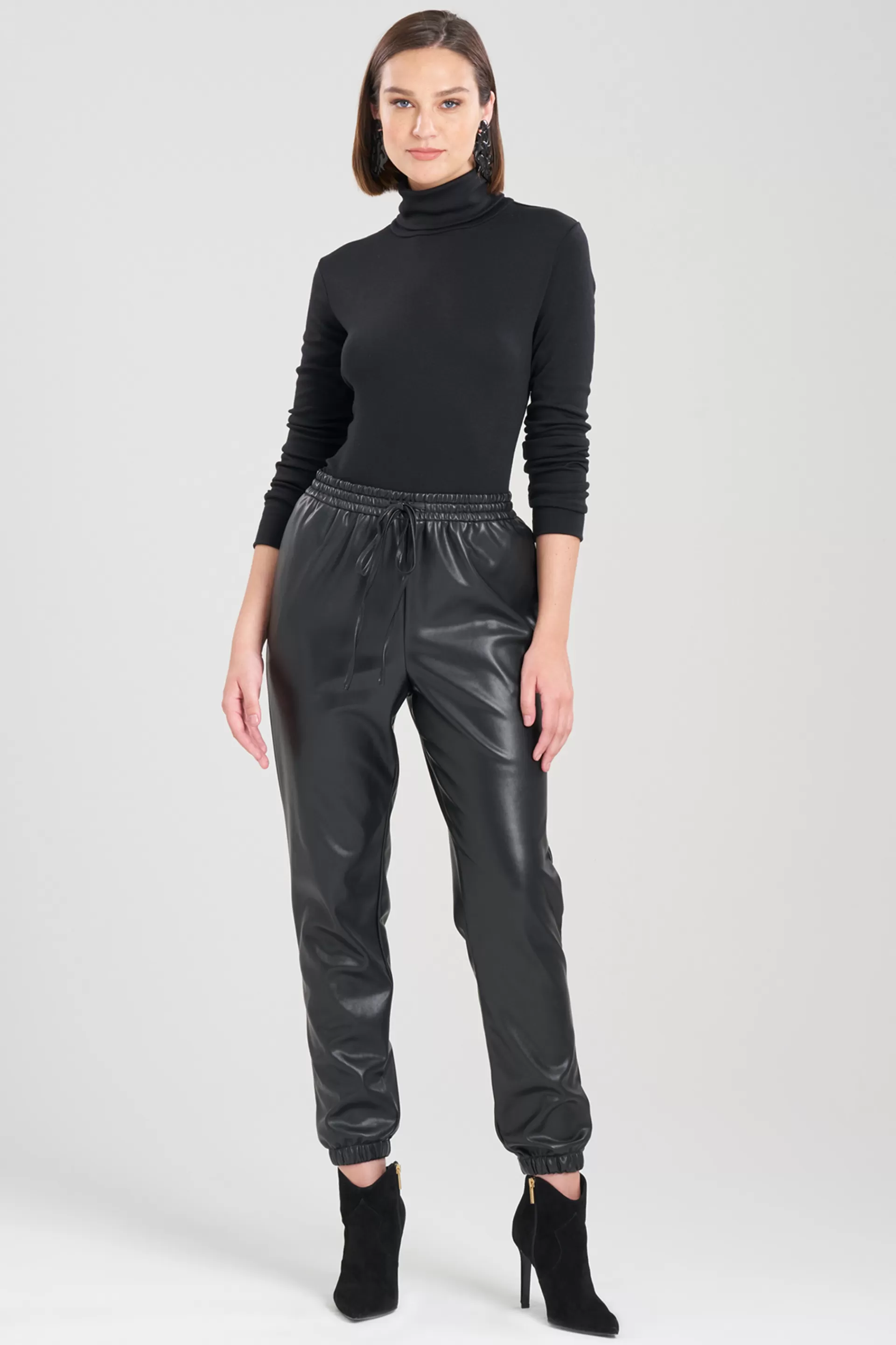 Natori Essentials | Pants, Skirts & Shorts<Vegan Luxe Lambskin Jogger Pants