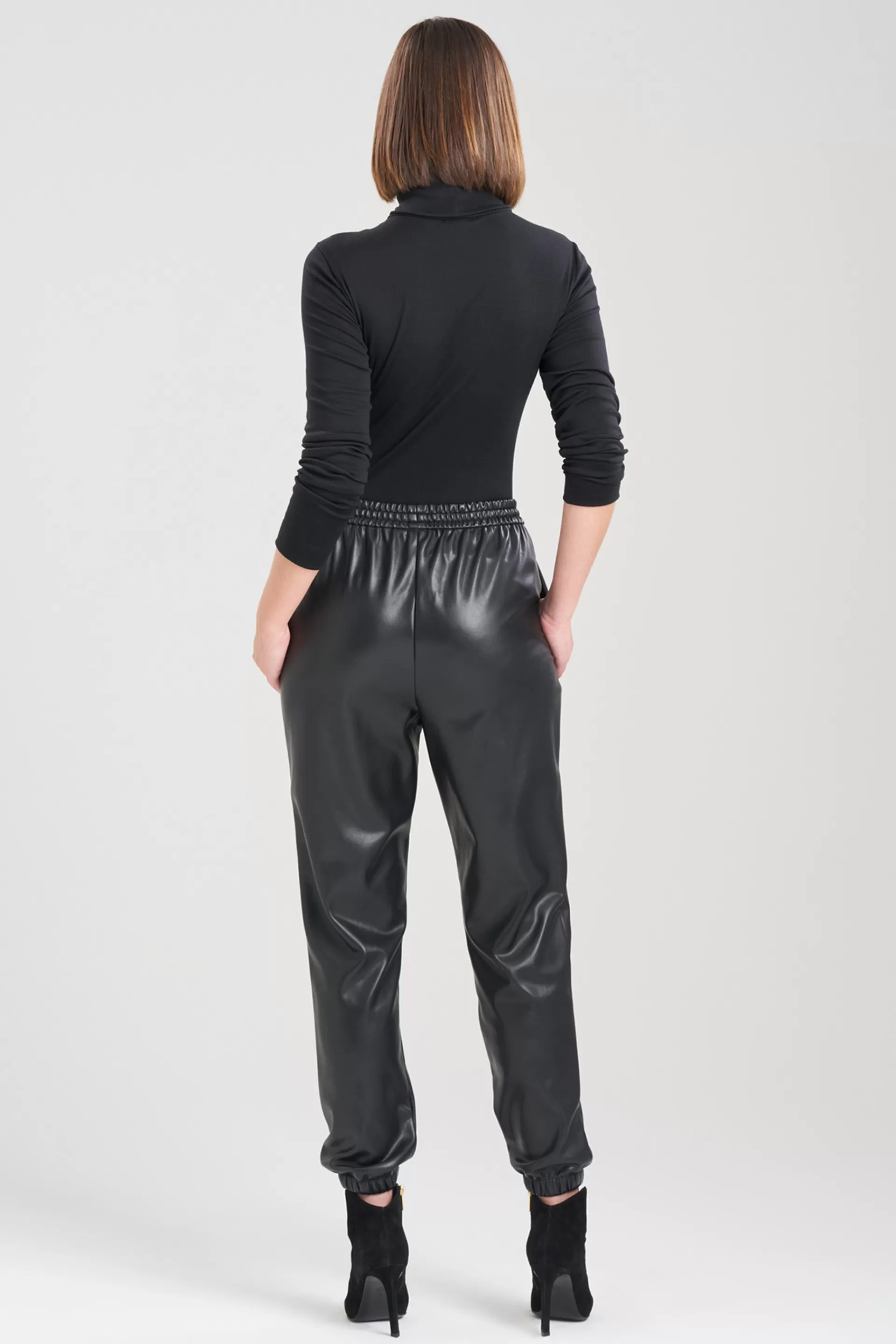 Natori Essentials | Pants, Skirts & Shorts<Vegan Luxe Lambskin Jogger Pants