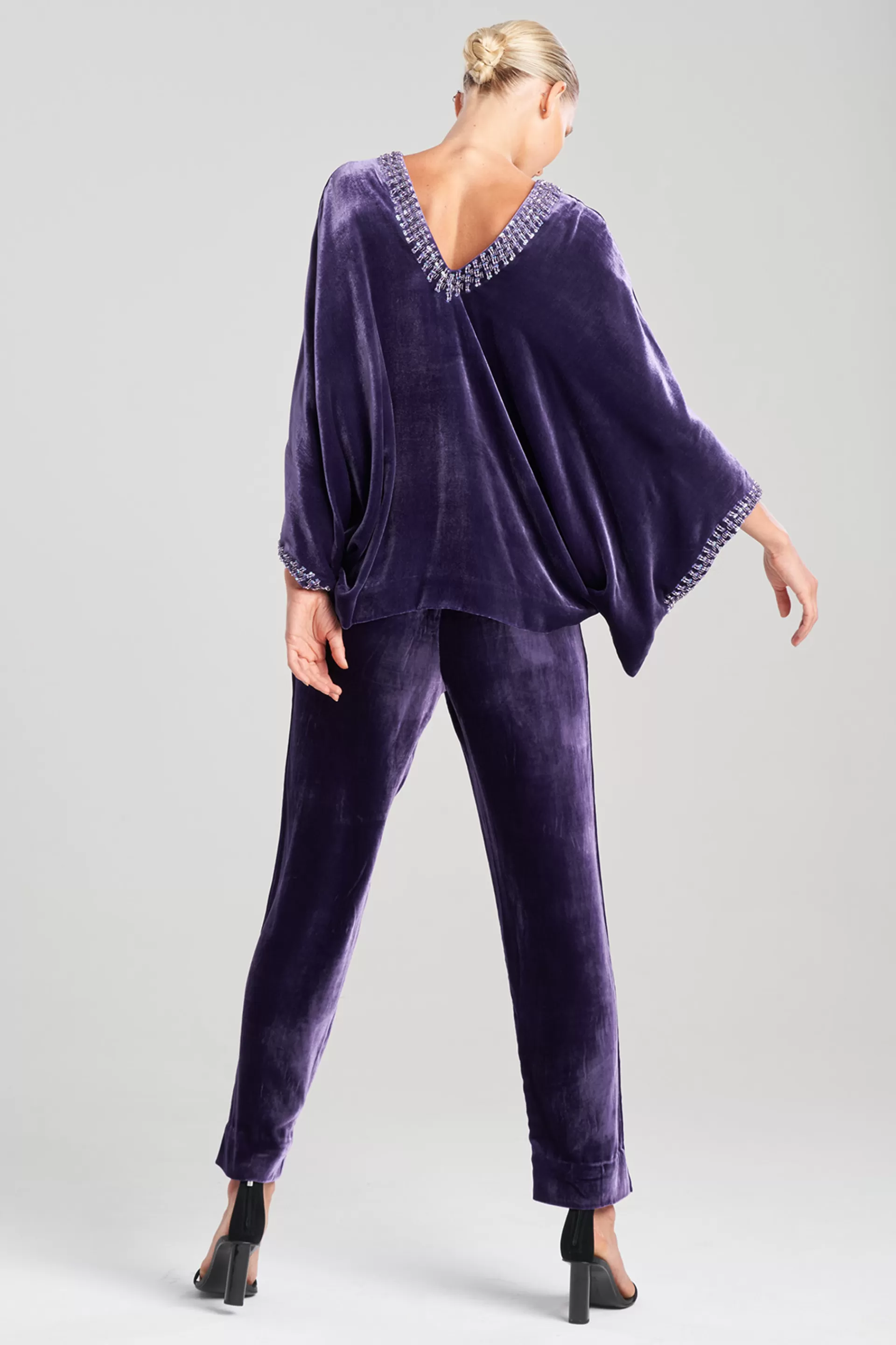 Natori Tops, Shirts & Tunics<Velvet Kimono Embellished Top