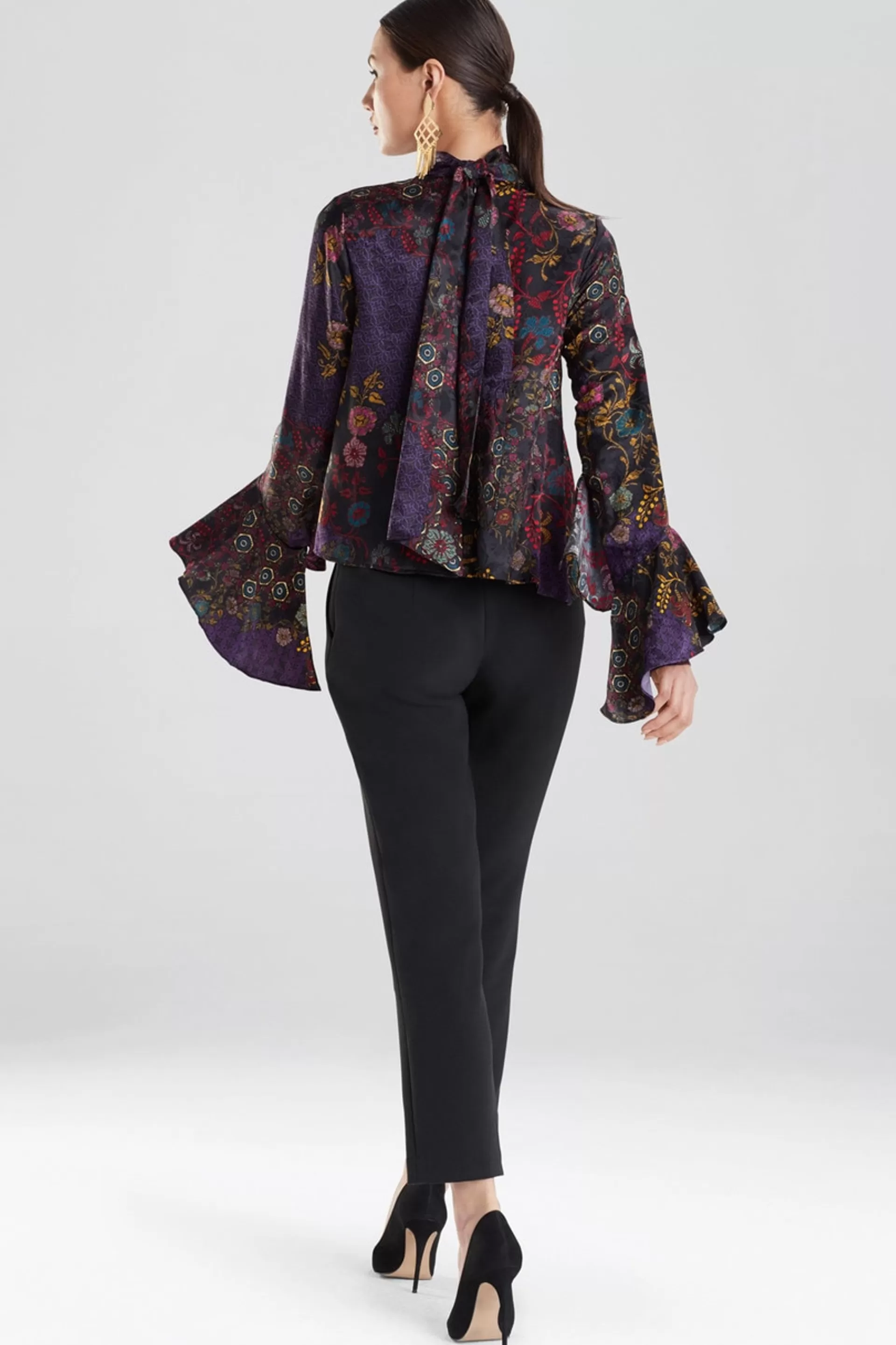 Natori Tops, Shirts & Tunics<Vintage Floral Top Black/Multi