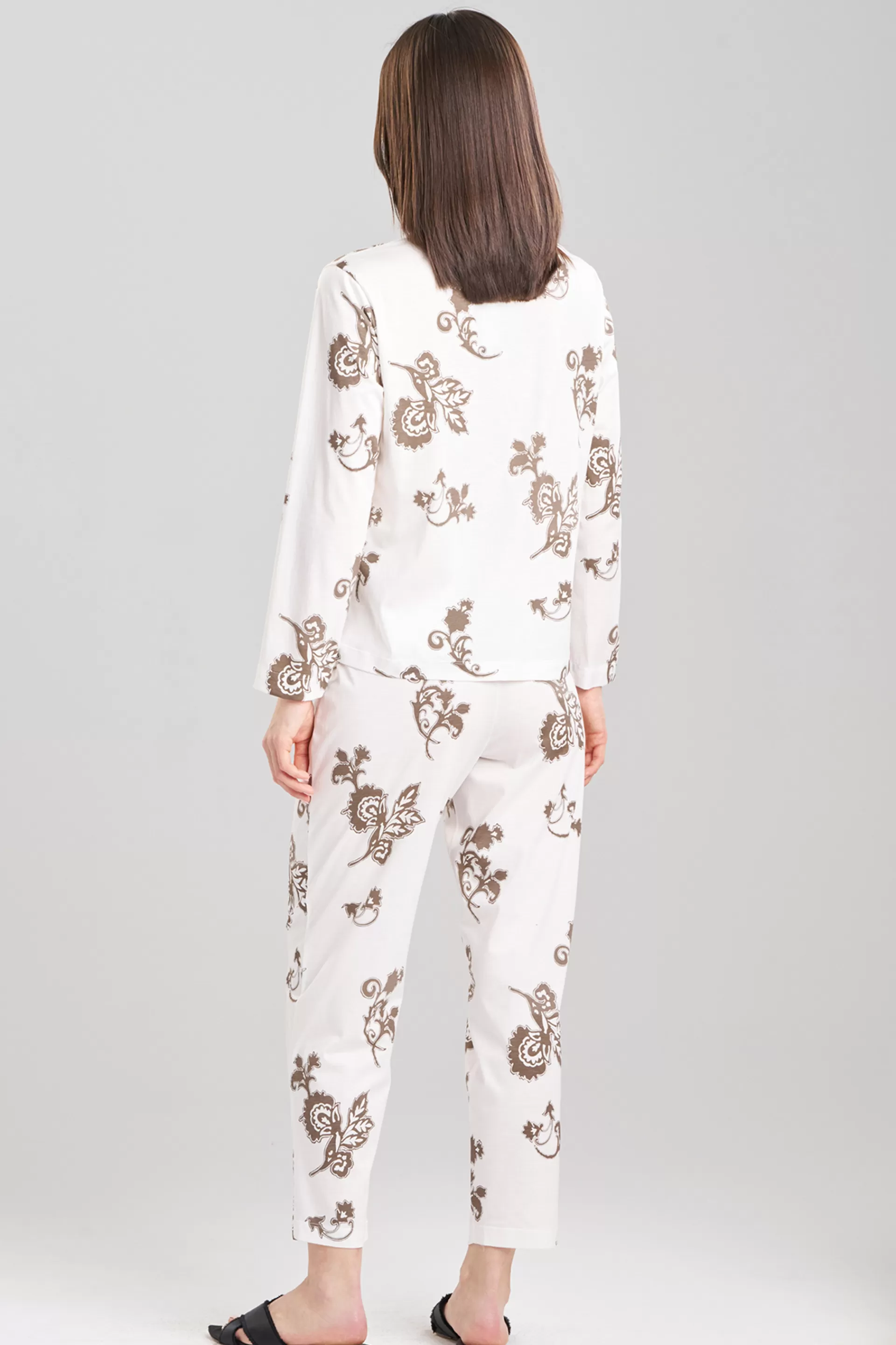 Natori Pajama Sets<Yasmin Long Sleeve PJ Taupe