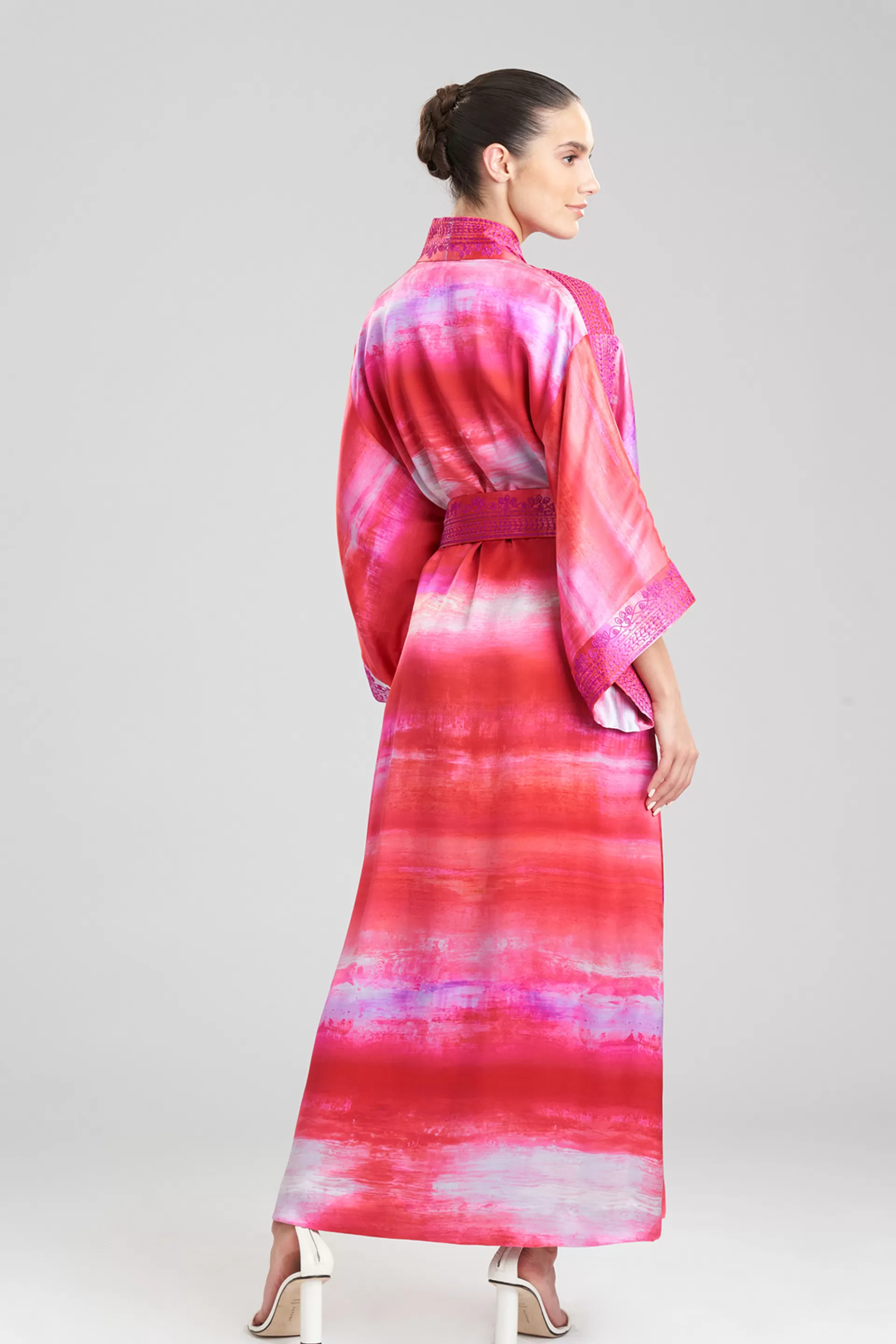 Natori Robes & Kimonos | Couture Robes<Yoriko Embroidery Silk Robe Dragon Fruit