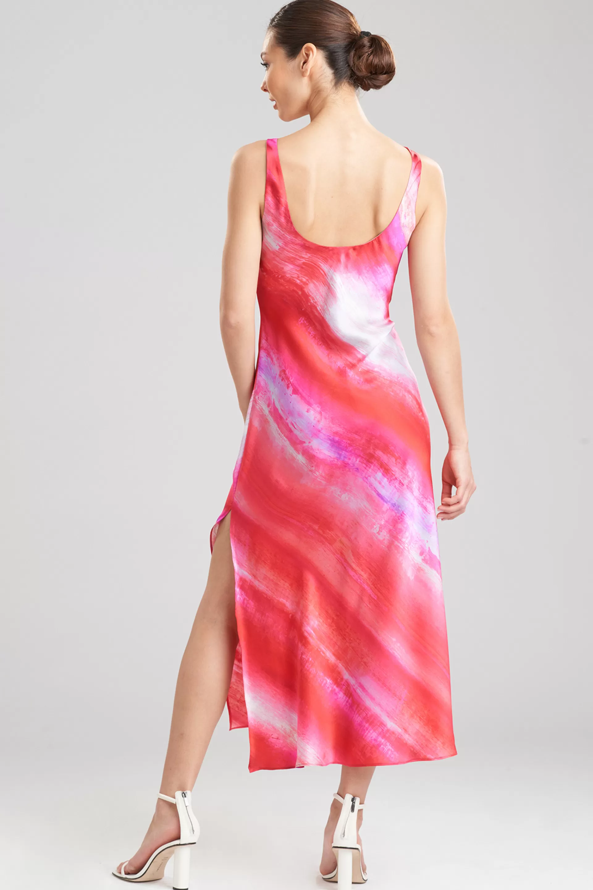 Natori Dresses | Gowns<Yoriko Silk Gown Dragon Fruit