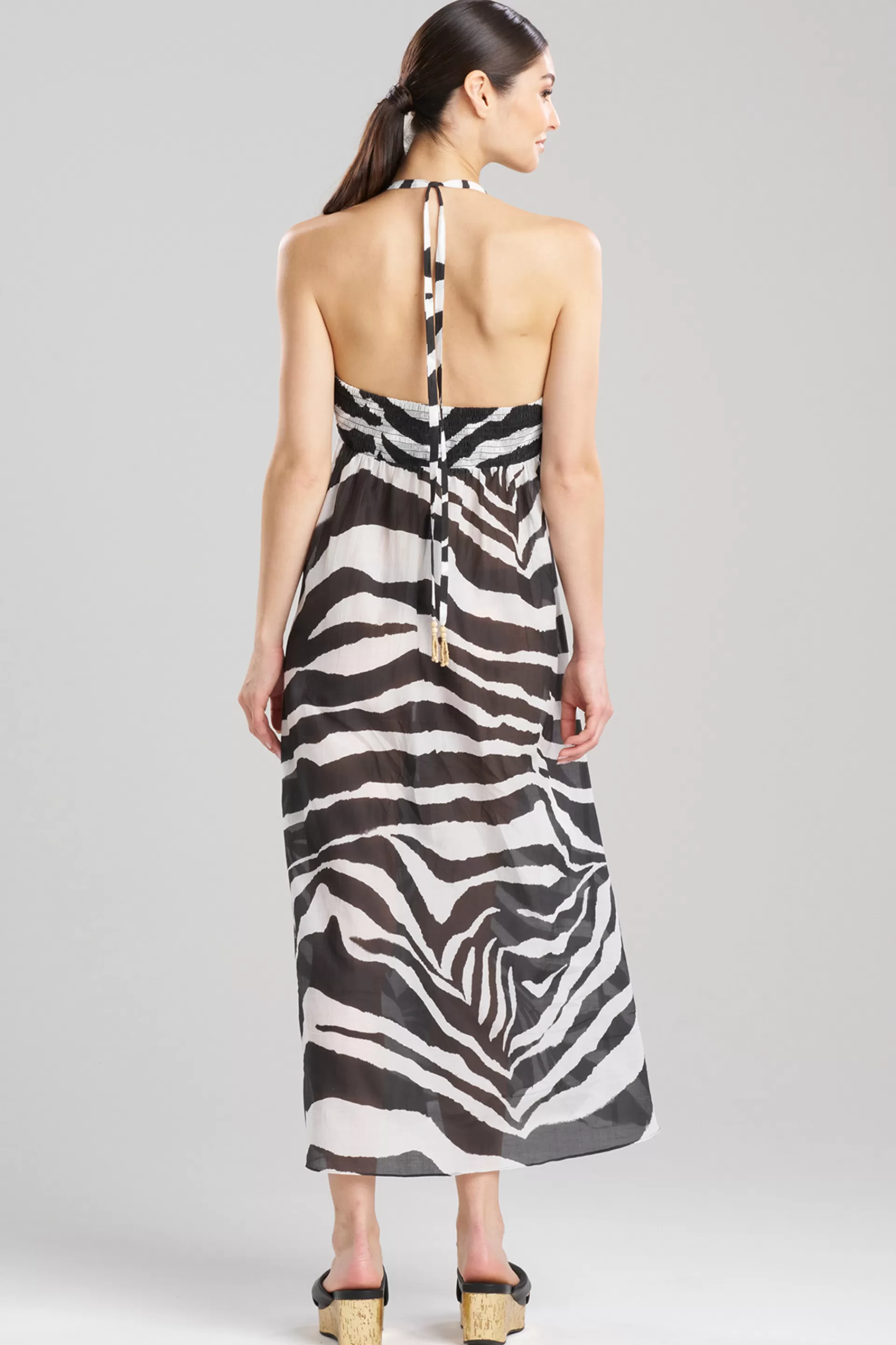 Natori Dresses | Beach Dresses<Zebra Cotton Silk Dress